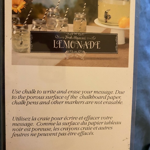 Chalkboard signs set of 6! Great for events! New! - Picture 4 of 4